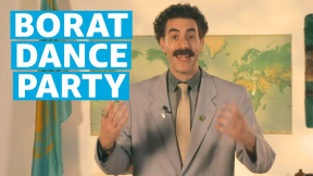 Borat Dance Party With Fans
