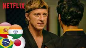 The Best Of Cobra Kai In Other Languages | Dub Swap | Netflix