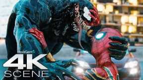 Venom Learns About Iron Man And Hulk (2021) 4K Scene | Venom 2 & Spider man No Way Home End Credit