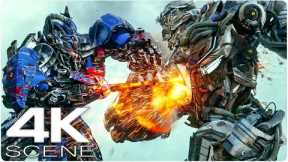 Galvatron vs Optimus Prime | 4K Fight Scene - Transformers 4 _ All Action Battle Movie Clip