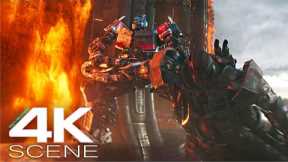 Optimus Prime vs Scourge & Unicron (2023) Fight Scene | Transformers 7: Rise Of The Beasts Movie 4K
