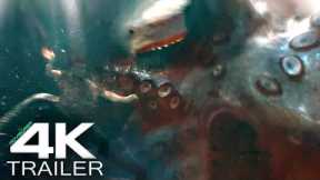 MEG 2 'Megalodon Saves Human From Kraken' Trailer (2023) Jason Statham | New Megalodon Shark Movie