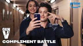 Cast Compliment Battle | Gen V | Prime Video