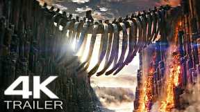 GODZILLA X KONG King Kong Climbs Giant Skeleton Trailer (2024) The New Empire Movie 4K