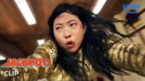 Awkwafina Runs for Her Life | Jackpot! | Prime Video