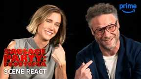 Kristen Wiig, Seth Rogen & Sam Richardson React to Sausage Party: Foodtopia Scenes | Prime Video