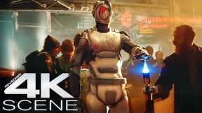 Asteroid Miners Mess With The Wrong Super Cyborg (2025) 4K Scene - Murderbot Opening Scene Clip