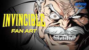 Drawing Conquest vs. Atom Eve Fan Art with Deegan Puchkors | Invincible | Prime Video