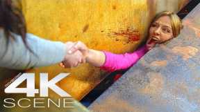 Woman Devoured By Garbage Compactor (2025) 4K HDR Scene | Final Destination: Bloodlines Movie Clip