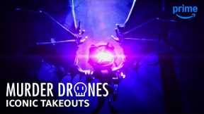 Most Iconic Murder Drone Takeouts | Murder Drones | Prime Video
