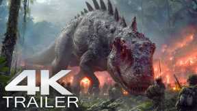 PRIMITIVE WAR Trailer (2025) New Dinosaur Horror Movies 4K